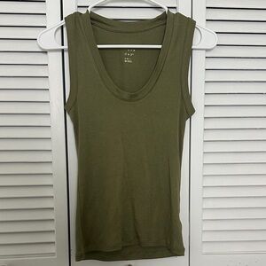 a new day Olive Green Tank Top
